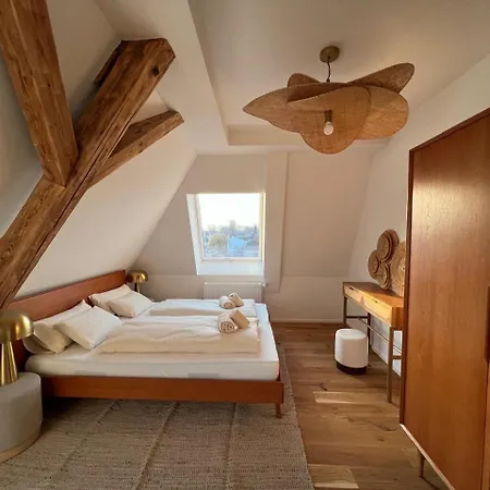 Moderne Maisonette Mit Terrasse * 奥格斯堡